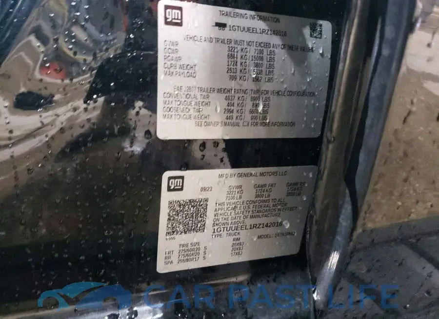 1GTUUEEL1RZ142016# 12