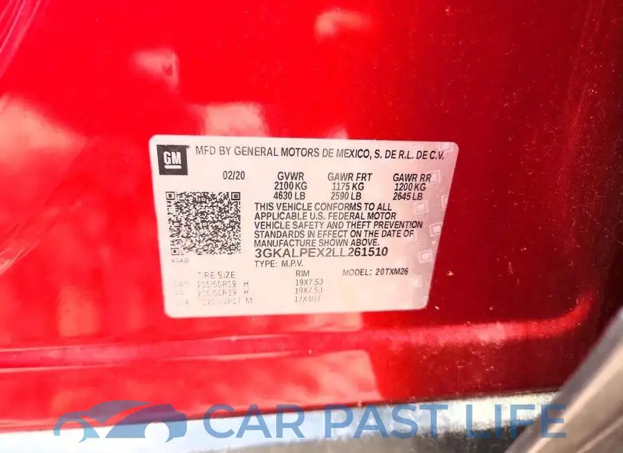 3GKALPEX2LL261510# 12