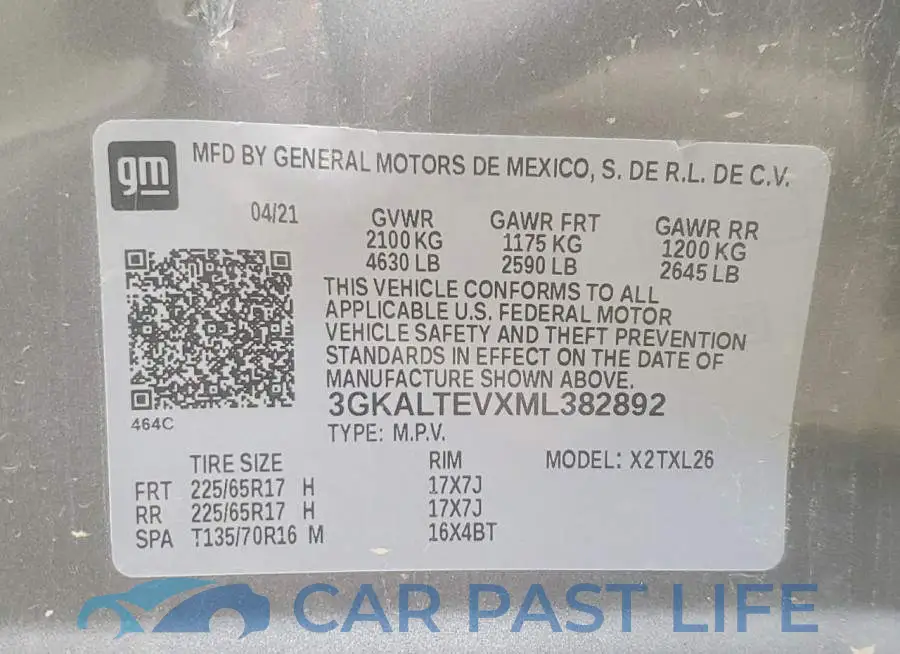 3GKALTEVXML382892# 13