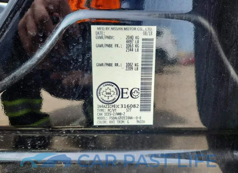 1N4AZ1CP8JC316082# 12