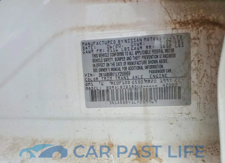 3N1AB8BV1LY259969# 12