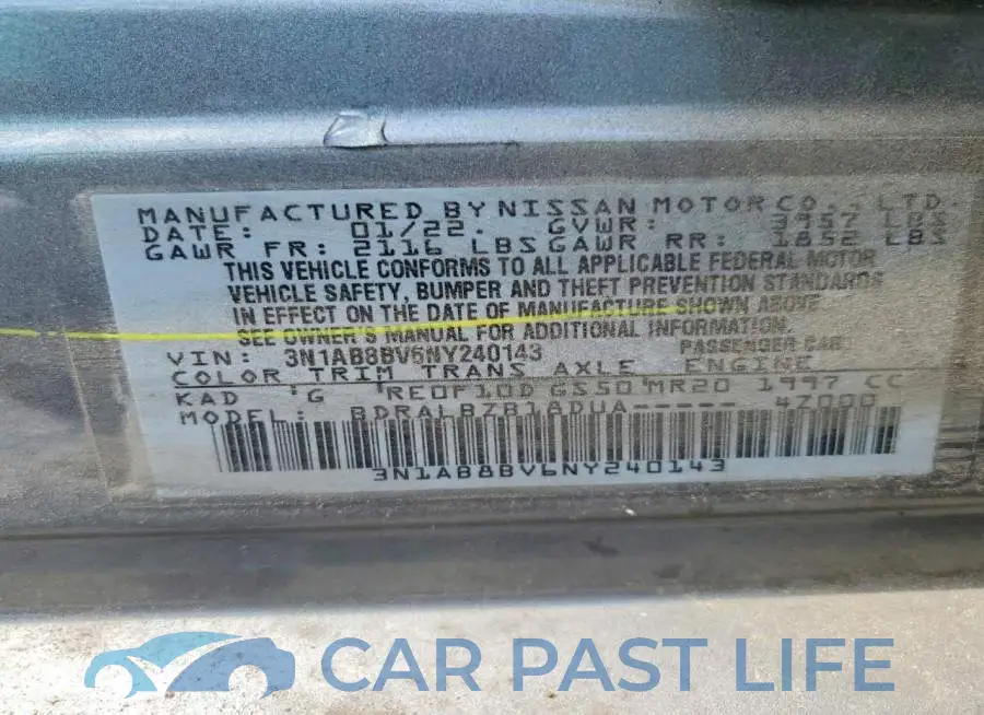 3N1AB8BV6NY240143# 12