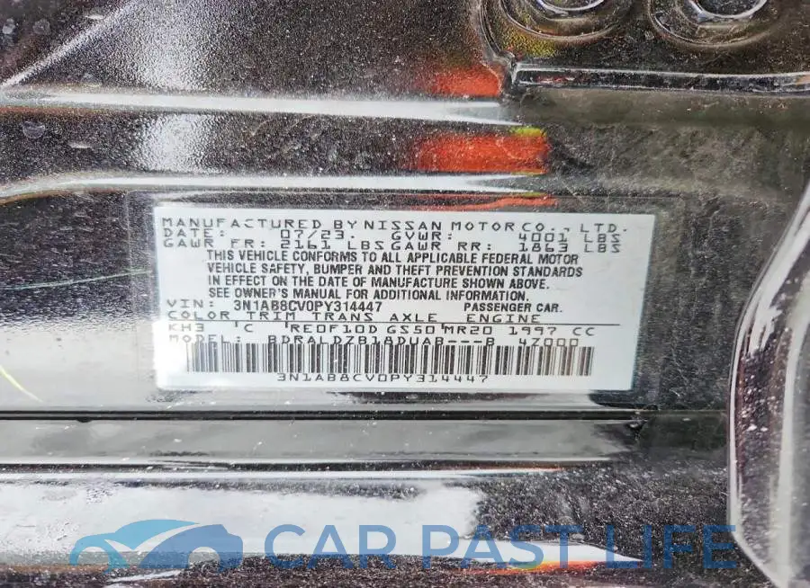 3N1AB8CV0PY314447# 12