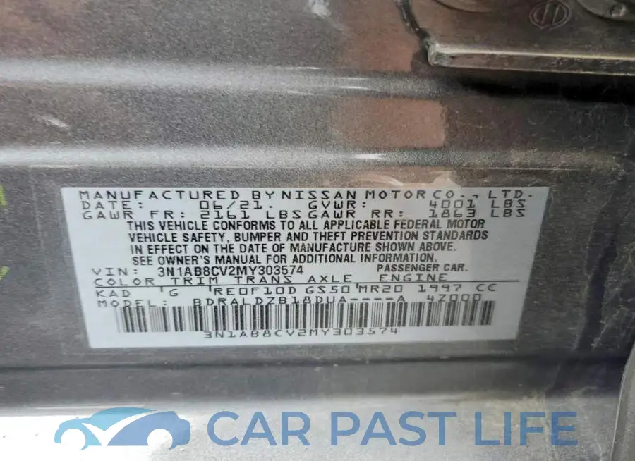 3N1AB8CV2MY303574# 12