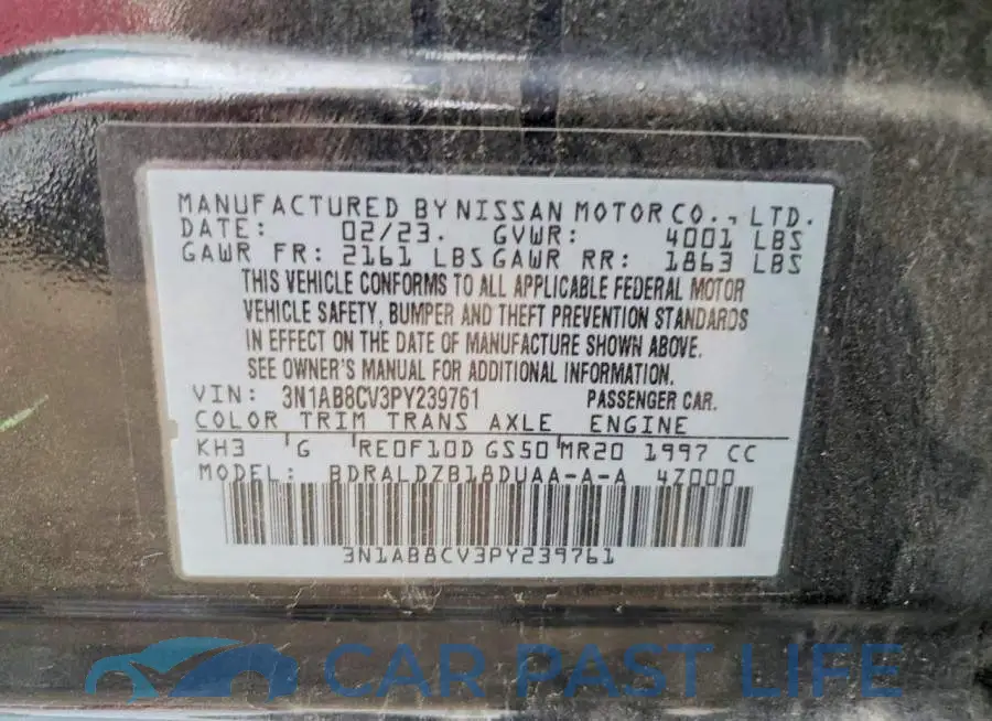 3N1AB8CV3PY239761# 13