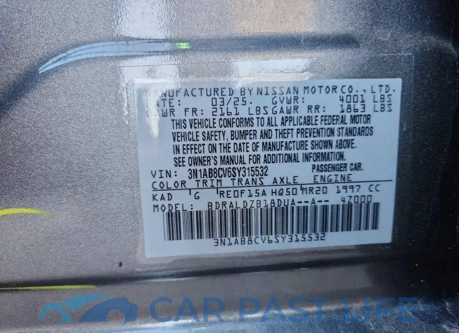 3N1AB8CV6SY315532# 13