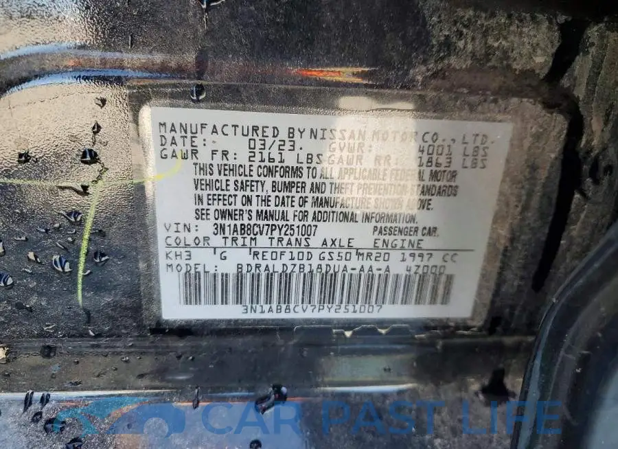 3N1AB8CV7PY251007# 12