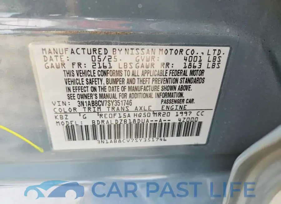 3N1AB8CV7SY351746# 12