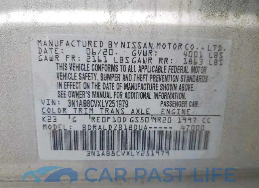 3N1AB8CVXLY251979# 12