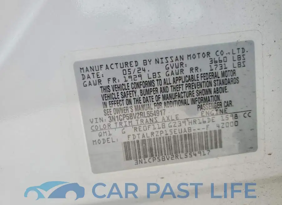 3N1CP5BV2RL554917# 13