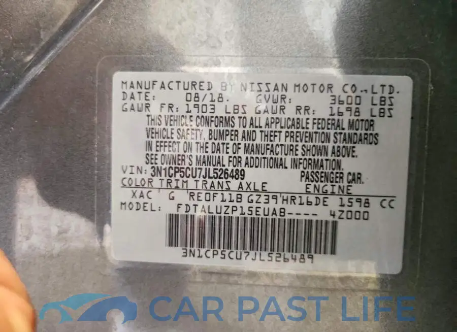 3N1CP5CU7JL526489# 13