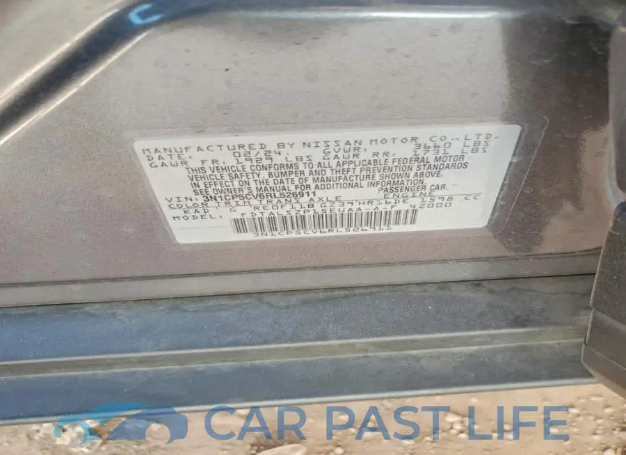 3N1CP5CV6RL526911# 12
