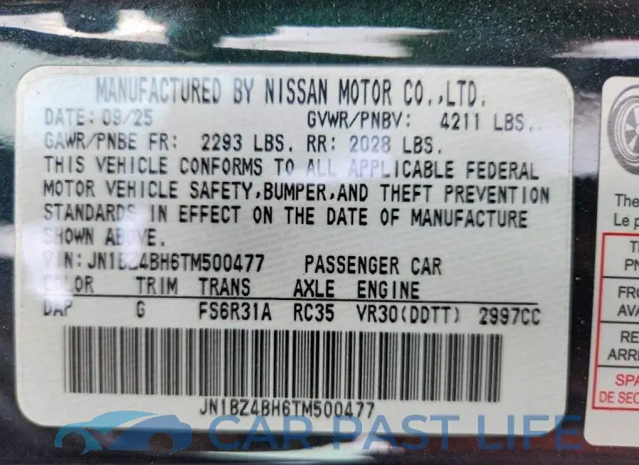 JN1BZ4BH6TM500477# 13