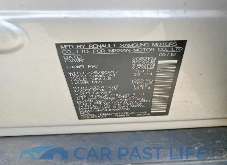 KNMAT2MT4JP596556# 13