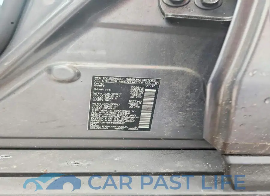 KNMAT2MT8HP605947# 14