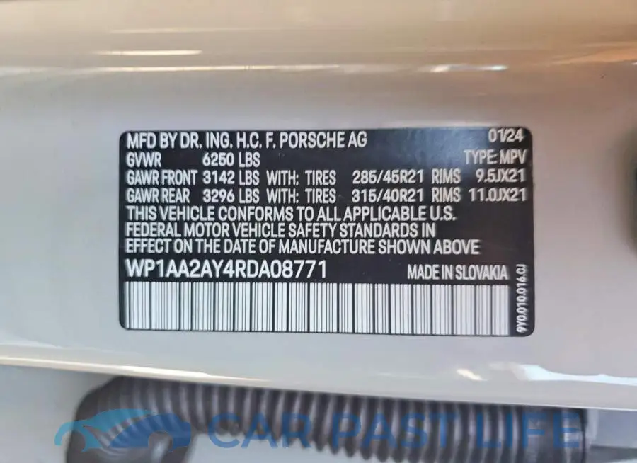 WP1AA2AY4RDA08771# 13