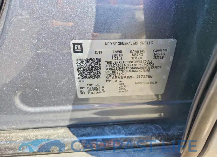 5GAEVBKW6LJ173266# 13