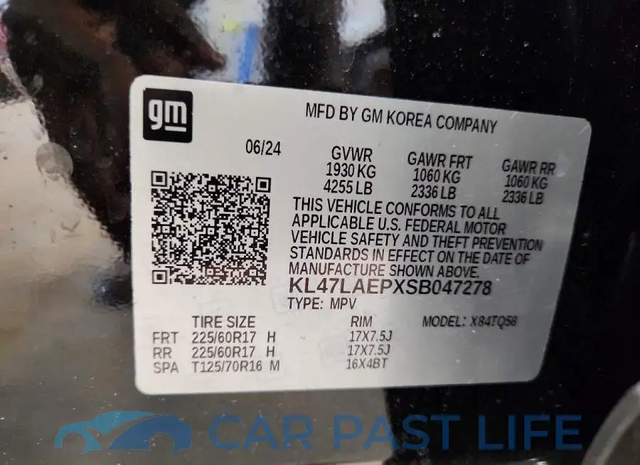 KL47LAEPXSB047278# 13