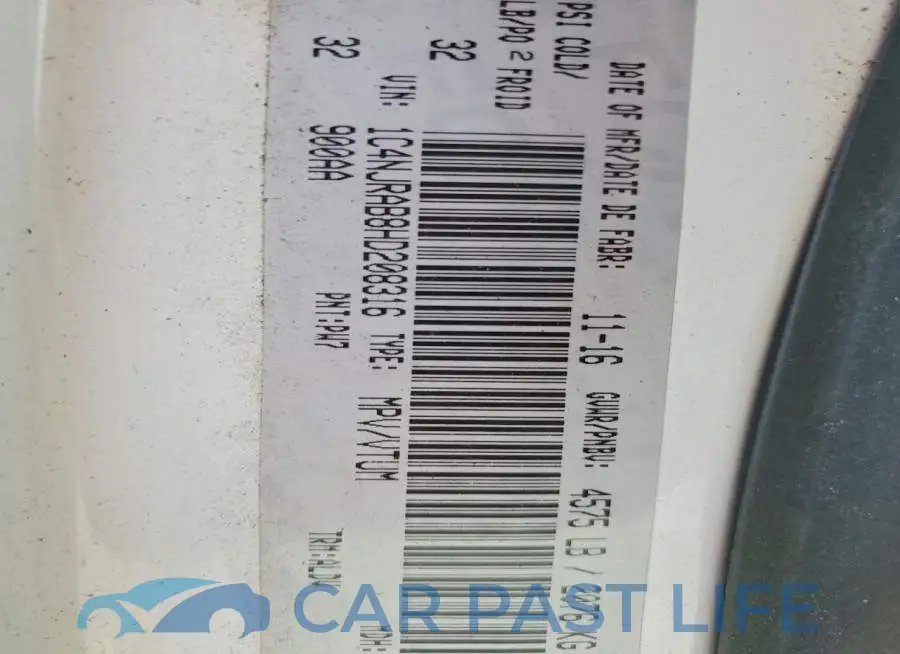 1C4NJRAB8HD208316# 14