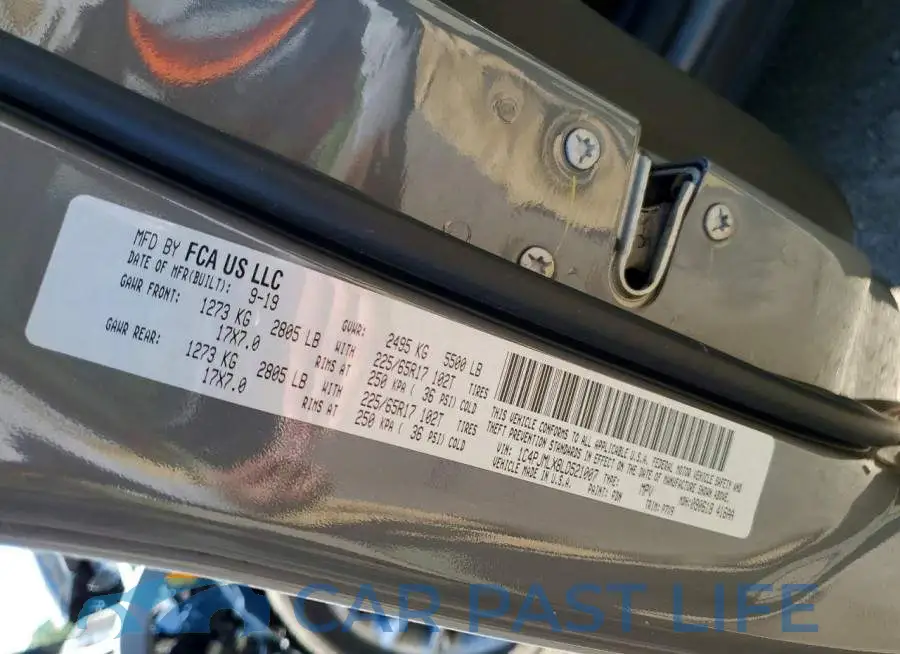 1C4PJMLX8LD521007# 13