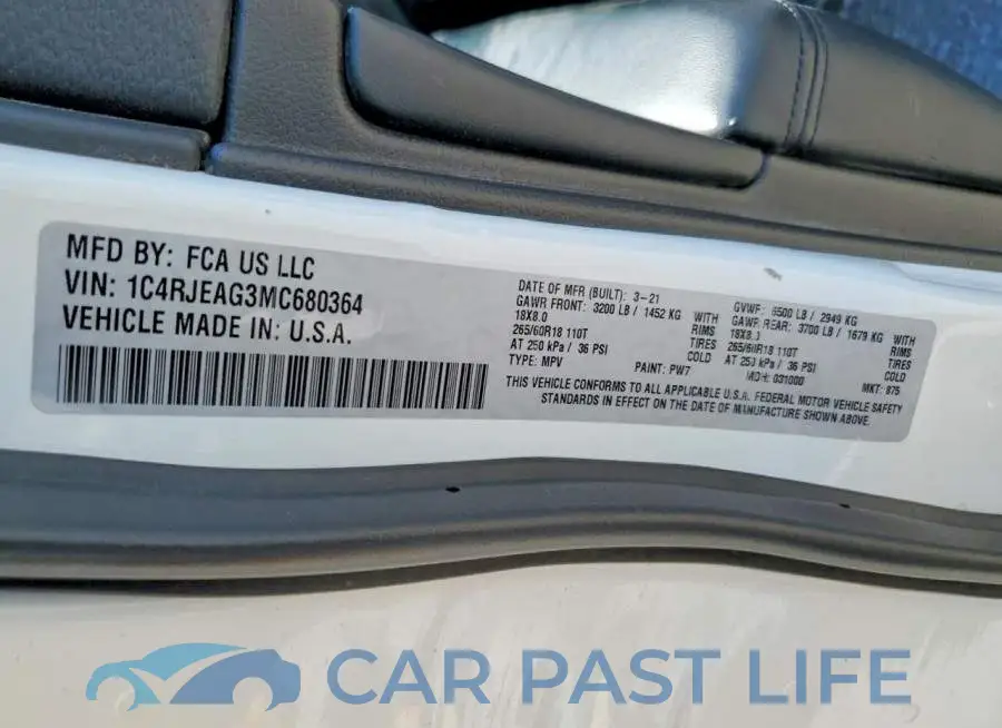 1C4RJEAG3MC680364# 13