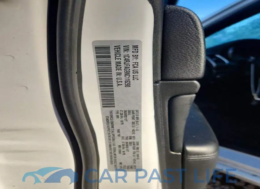 1C4RJFAG9NC116290# 12