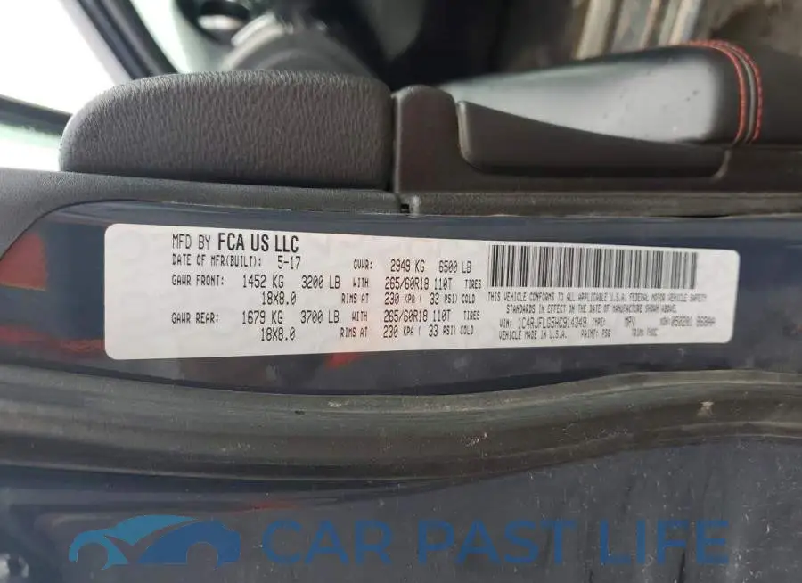 1C4RJFLG5HC914349# 14