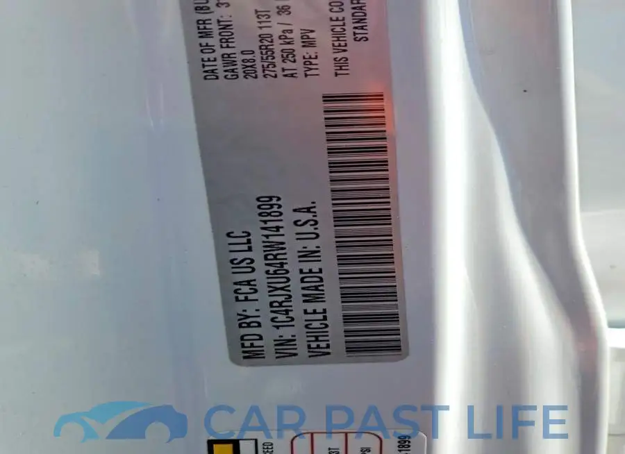 1C4RJXU64RW141899# 14