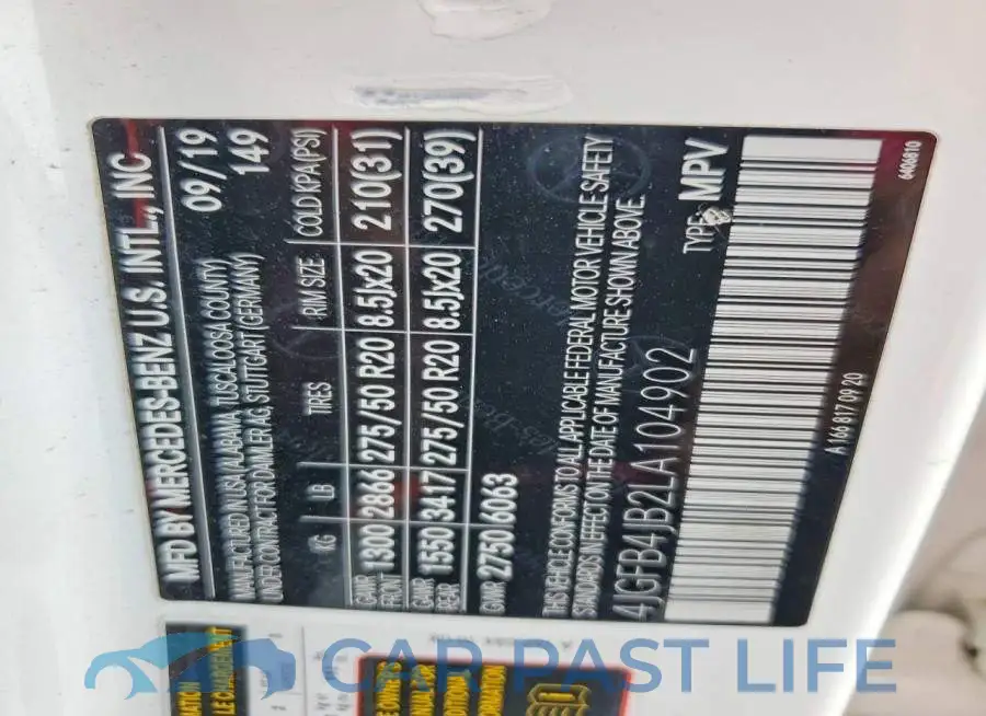 4JGFB4JB2LA104902# 12