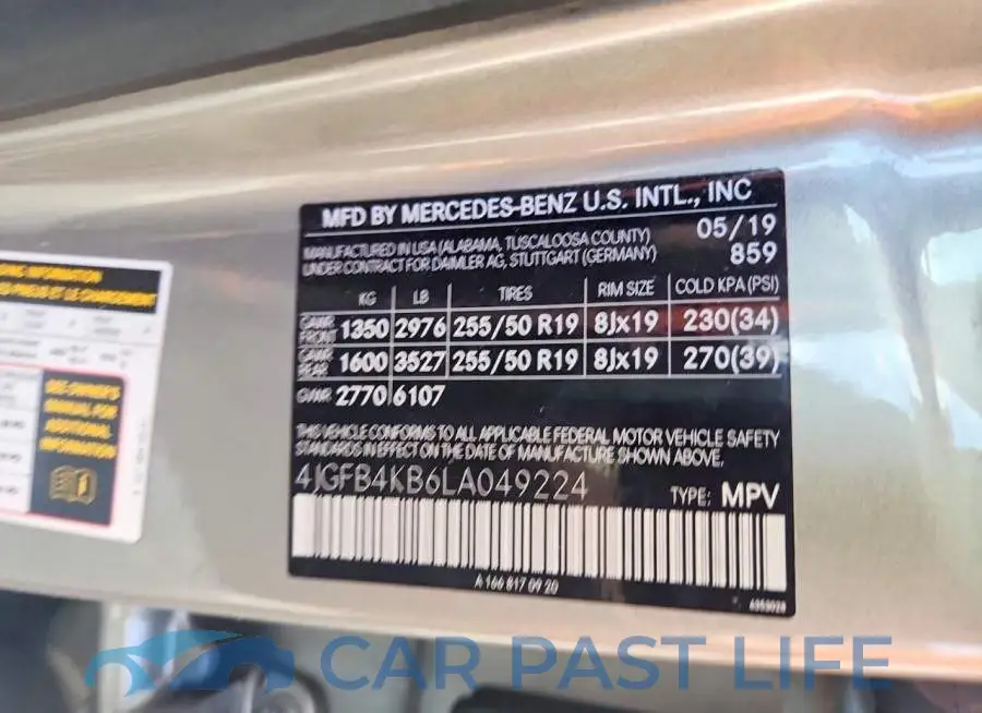 4JGFB4KB6LA049224# 12