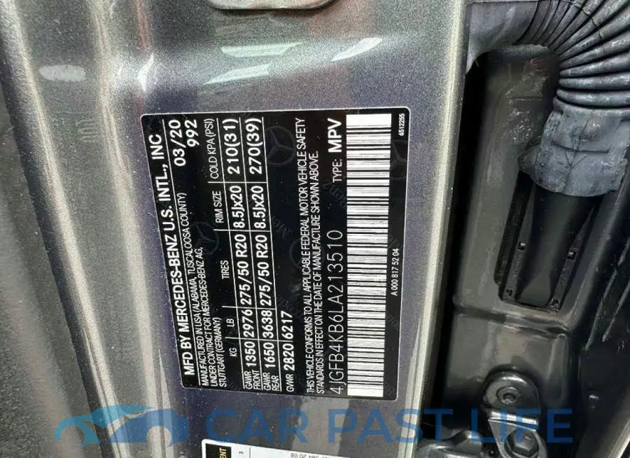 4JGFB4KB6LA213510# 10