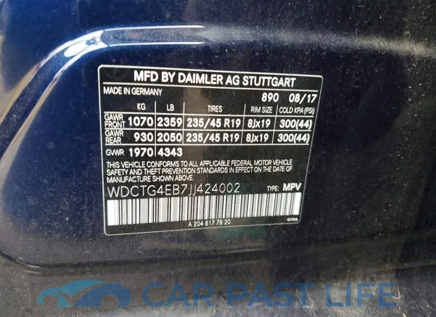WDCTG4EB7JJ424002# 12