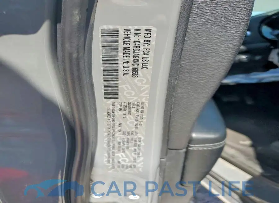 1C4RDJAGXNC160583# 13