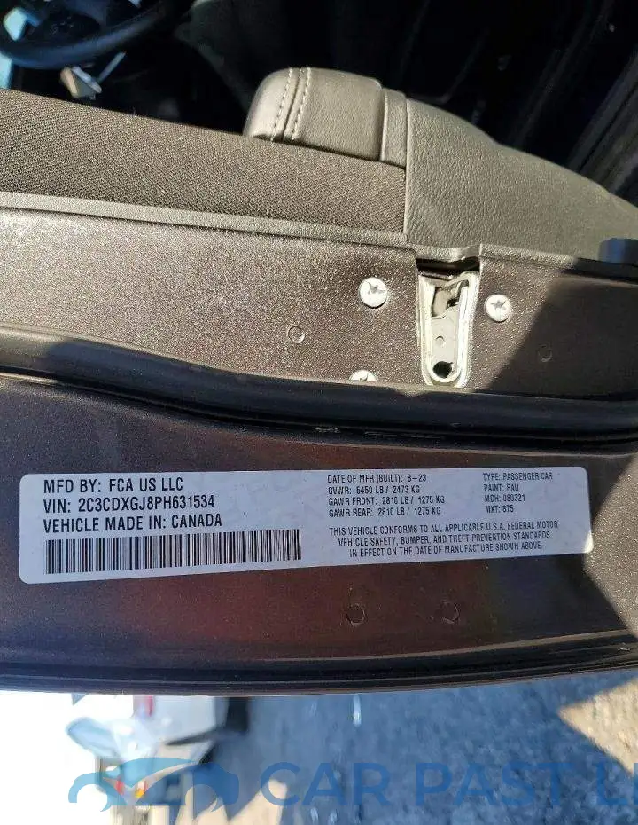 2C3CDXGJ8PH631534# 13