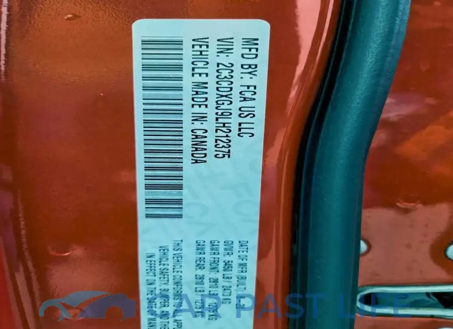 2C3CDXGJ9LH212375# 12