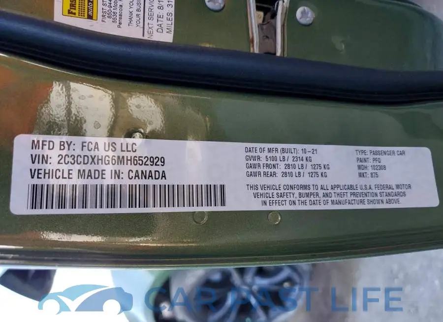 2C3CDXHG6MH652929# 13