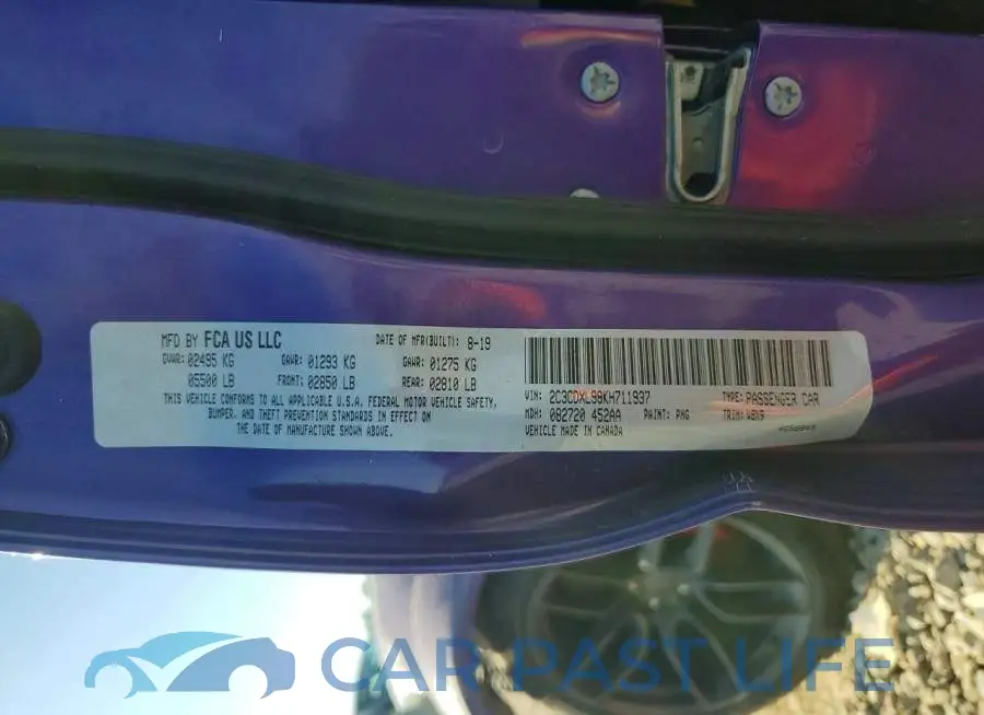 2C3CDXL98KH711937# 12