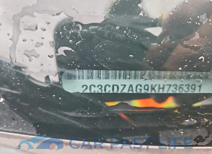2C3CDZAG9KH736391# 12