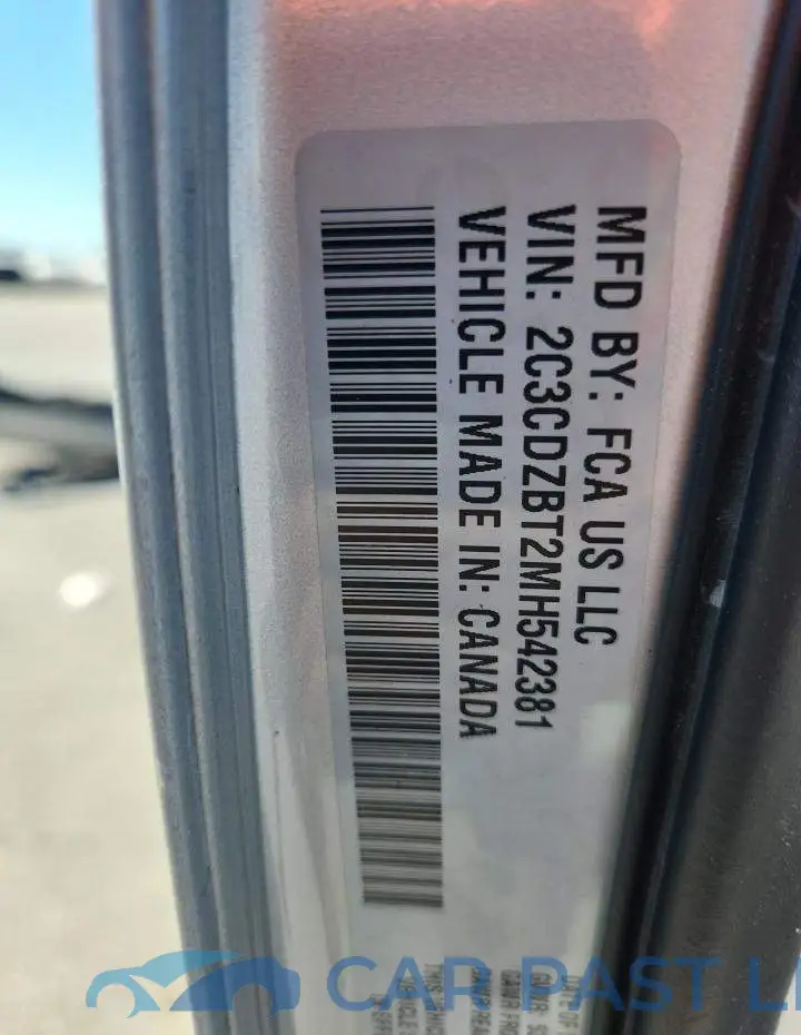 2C3CDZBT2MH542381# 12
