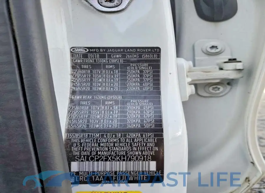SALCP2FX5KH790918# 13