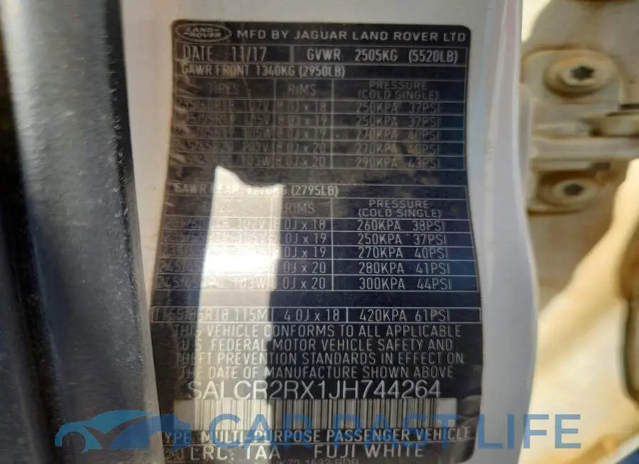 SALCR2RX1JH744264# 13