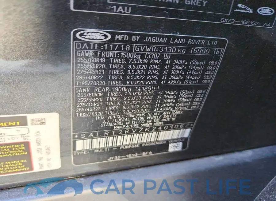 SALRT2RV7K2401067# 14