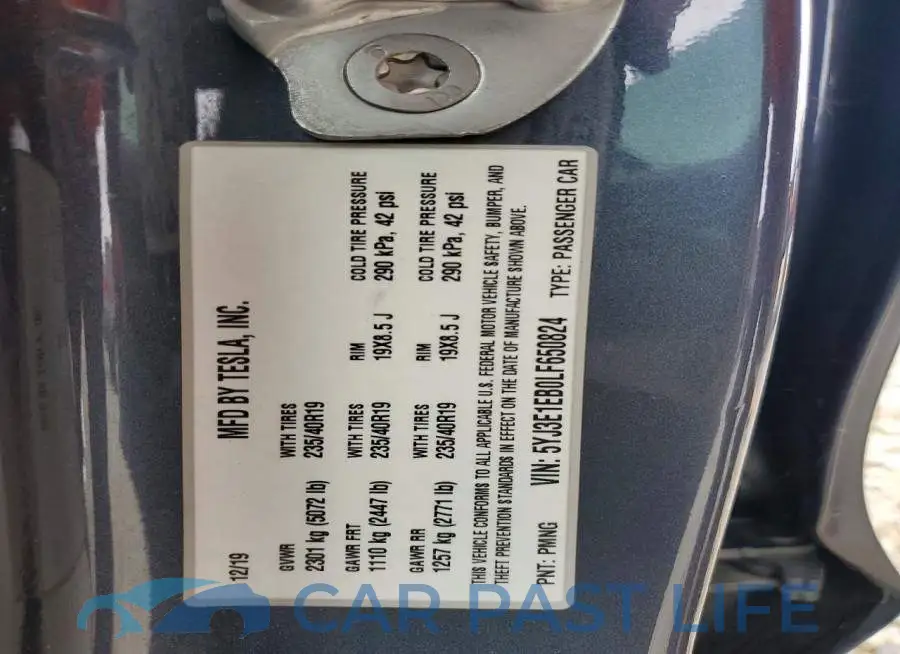 5YJ3E1EB0LF650824# 13