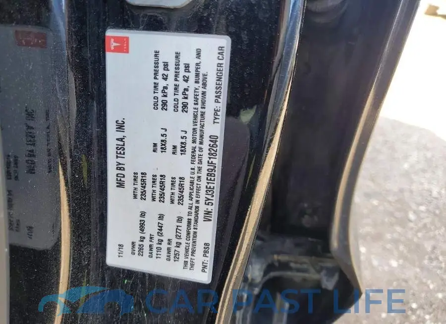 5YJ3E1EB9JF182640# 13