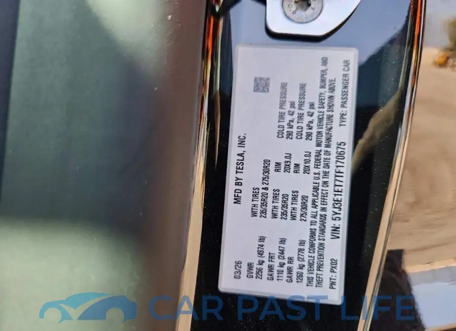 5YJ3E1ET7TF170675# 13