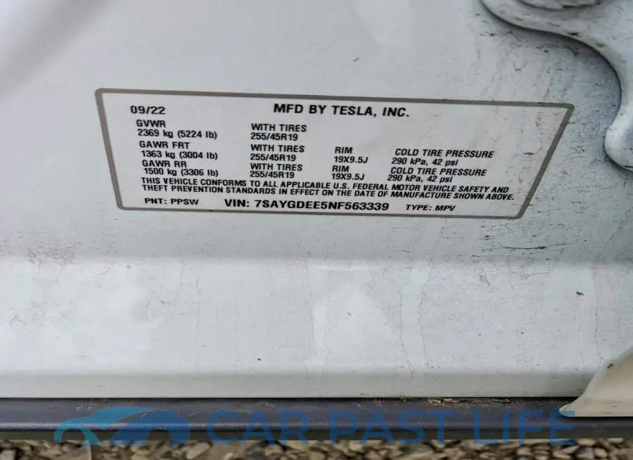 7SAYGDEE5NF563339# 13