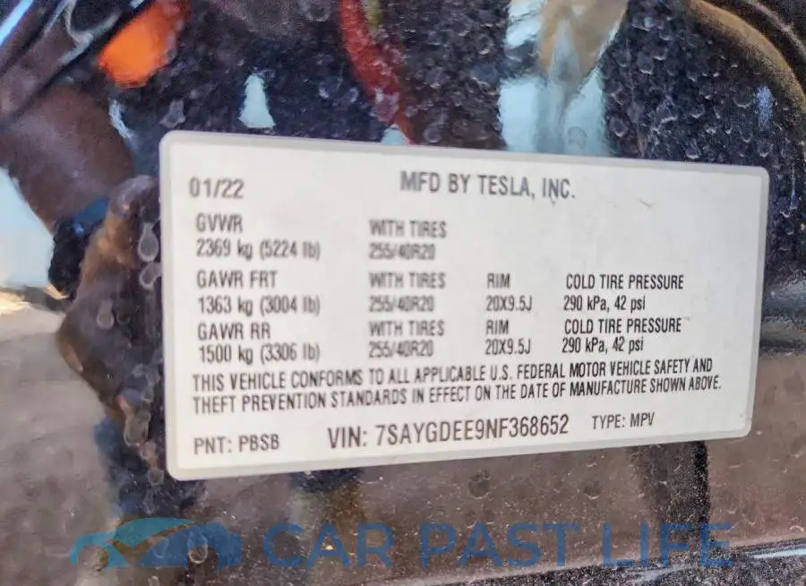 7SAYGDEE9NF368652# 14