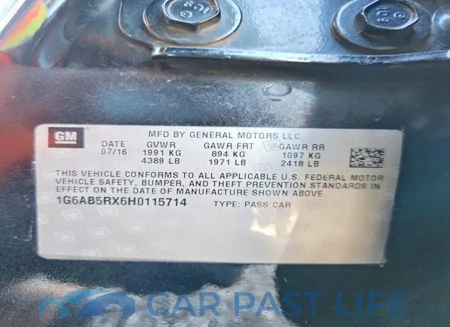 1G6AB5RX6H0115714# 12