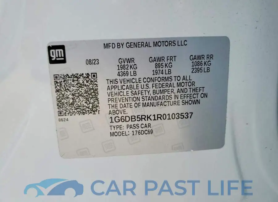 1G6DB5RK1R0103537# 12