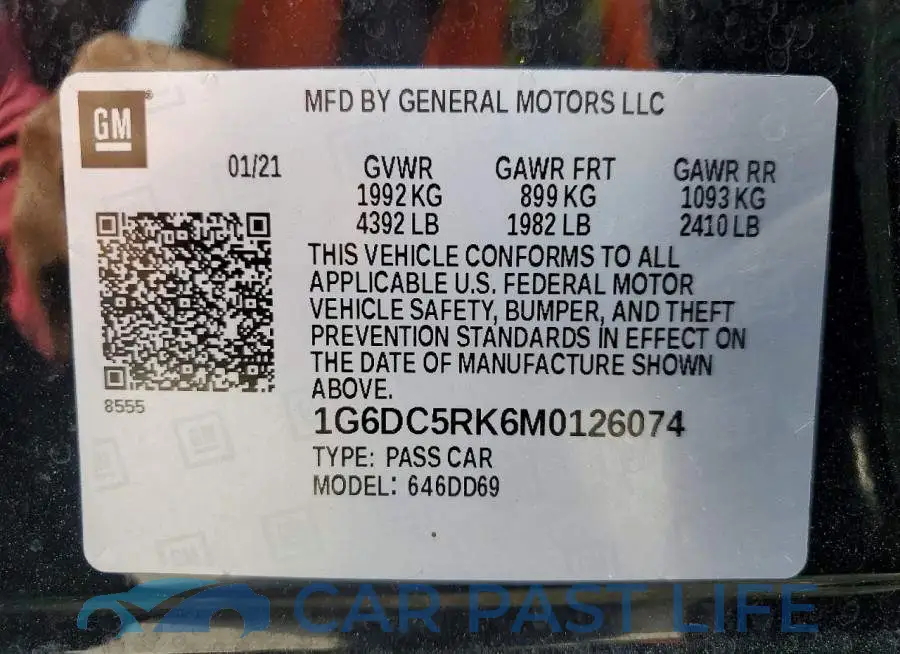 1G6DC5RK6M0126074# 13